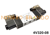 4V320-08 1/4&quot; valve pneumatique DC12V DC24V AC220V de double solénoïde